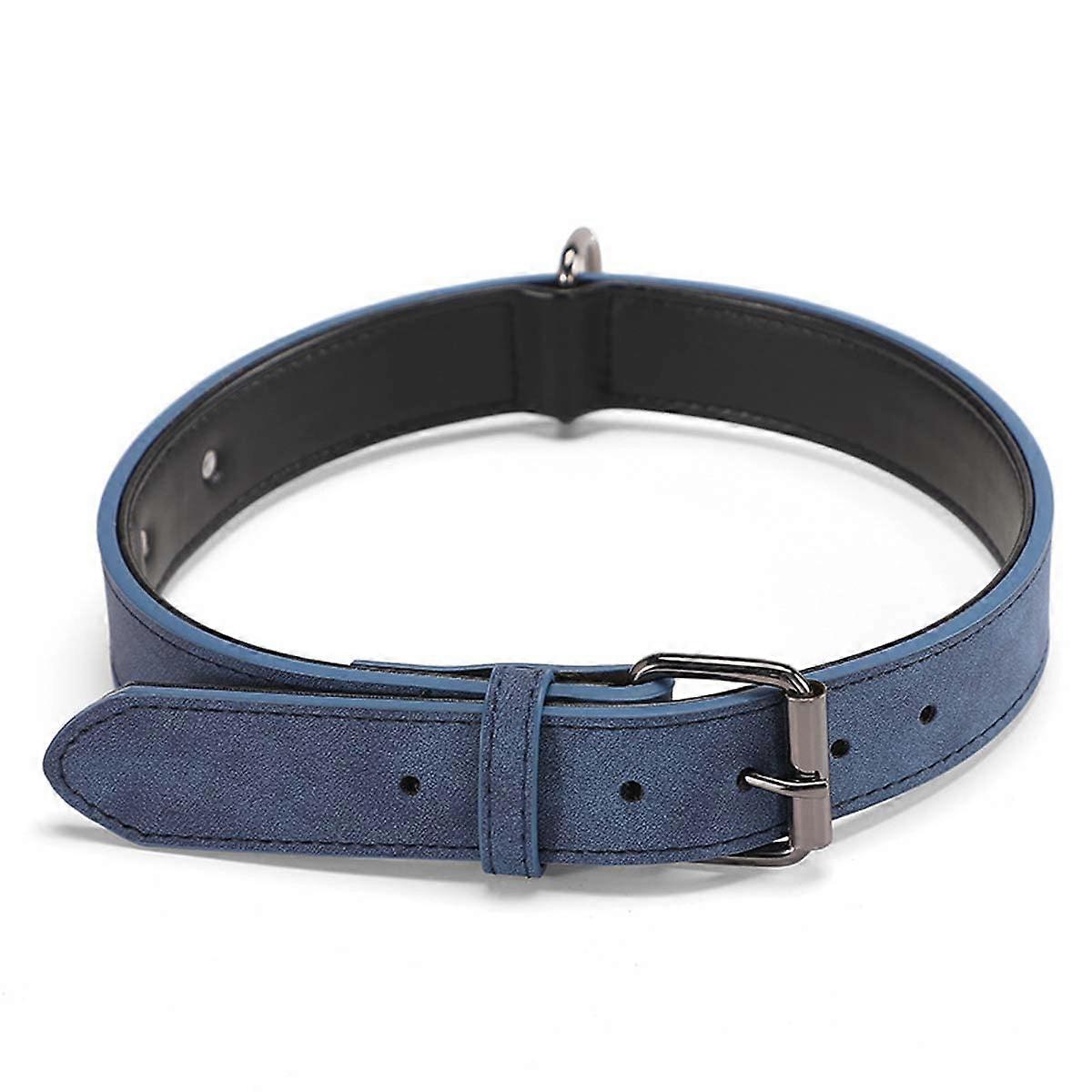 Leather Dog Collar, Adjustable Durable Nylon Custom Engraved with Metal Buckle, Design Your Unique Pet ID Collars (XS, S, M, L) Ref: 5132