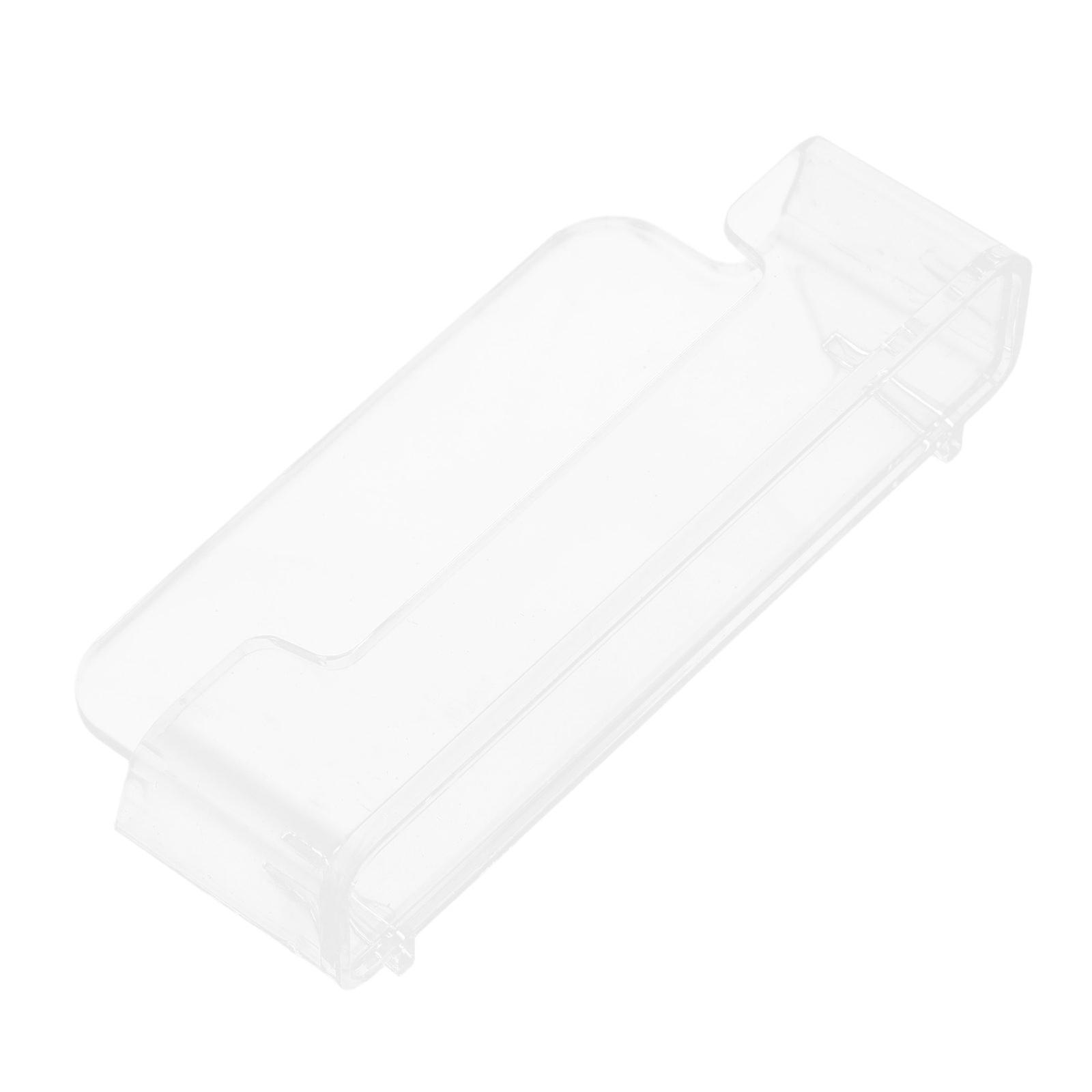 Transparent Acrylic Business Cards Holder for Home Use Clear Desk Organizer with Ample Capacity 4 Pieces