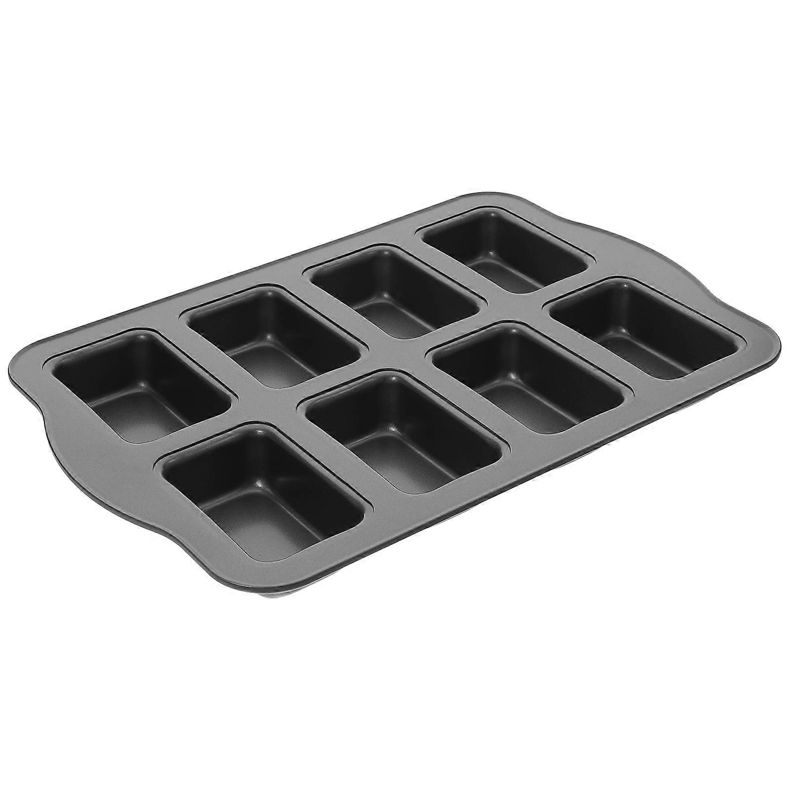 Small Baking Pans Bread Pan Carbon Steel Rectangular Even Heating 1Pcs
