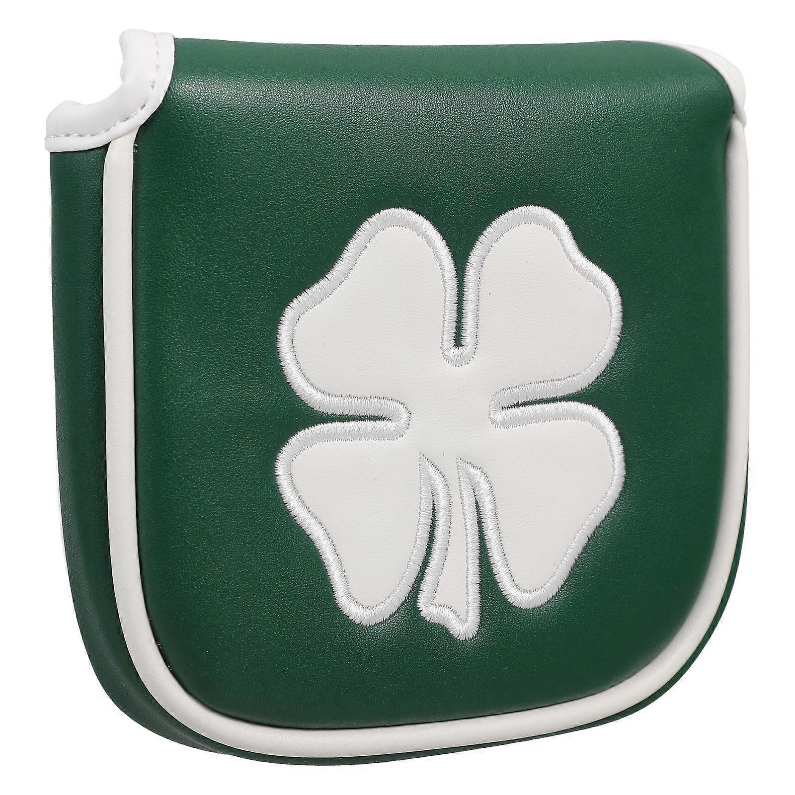 Capa de Cabeça de Taco de Golfe para Proteção de Putter Design Retro PU Eixo Central Martelo 3.5 Polegadas