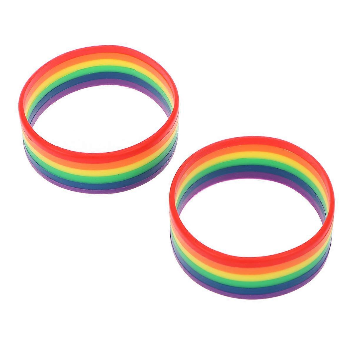 Silicone Bracelet Durable and Comfortable One Size Fits Most Accessories Multi
