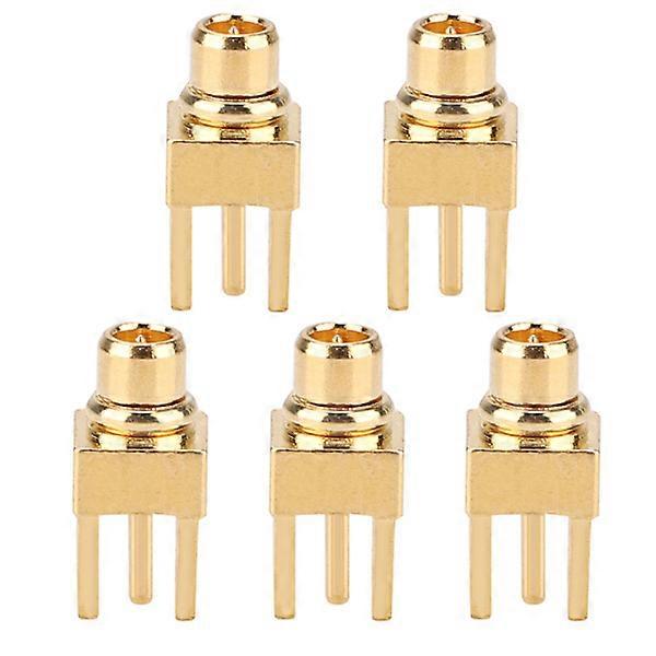 5PCS MMCX JE Straight Angle Straight Connector RF 5-Pin Connector PTFE Adapter