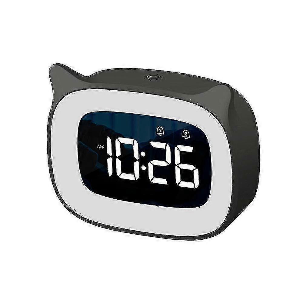 Cute Alarm Clock With Night Light, Wake Clock For Kids,table Clock Gifts