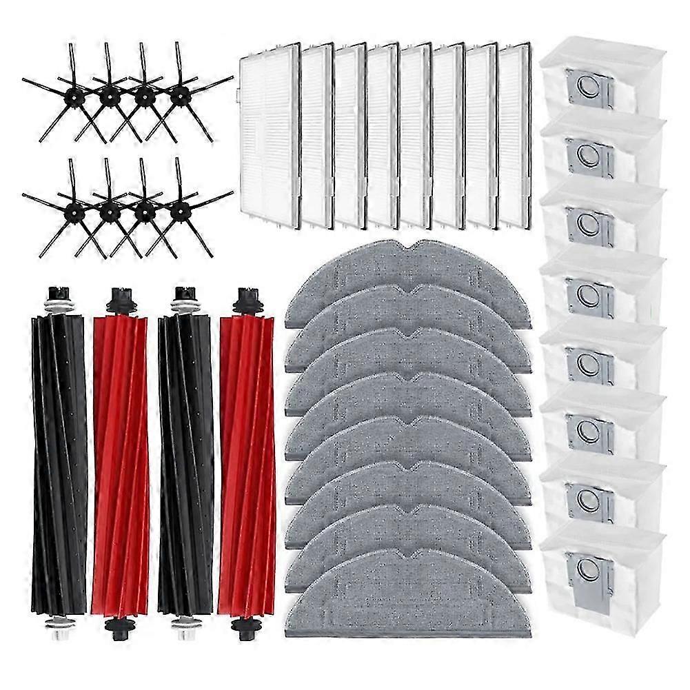 For Roborock S8 Pro Ultra / S8 Main Side Brush Hepa Filter Dust Bags