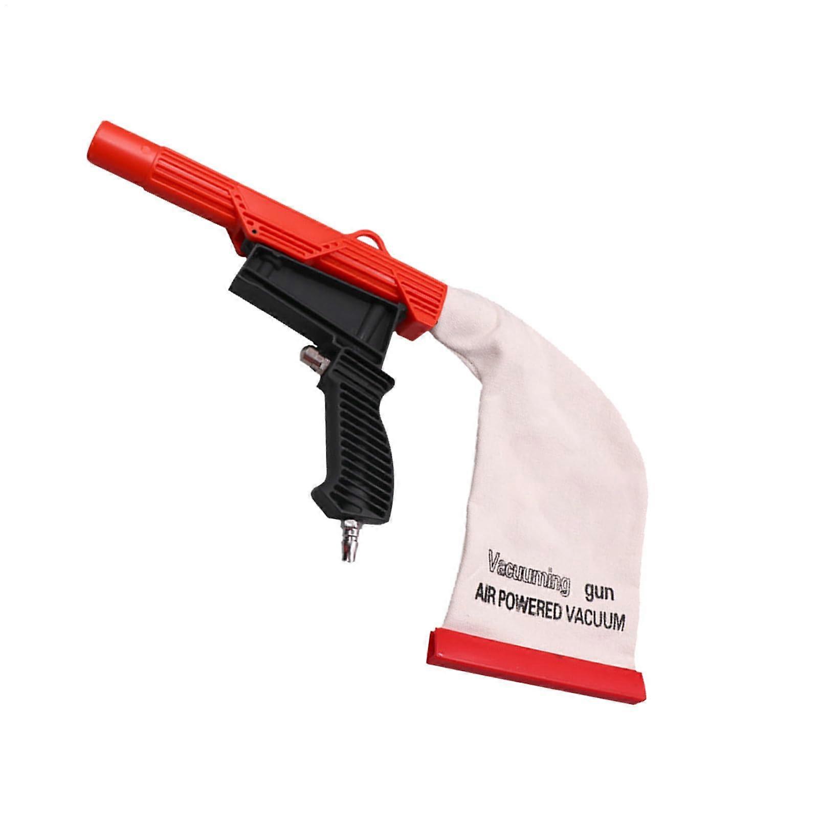 Pneumatic air blower, tool with blow/suction function for car tires, nonslip grip vehicle accessories for DIY enthusiasts.