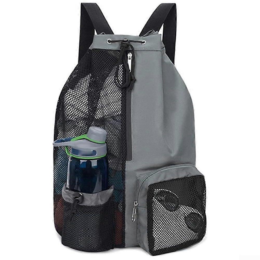 Swim Backpack Slim And Functional With Unique Design For Active Adventures Gray