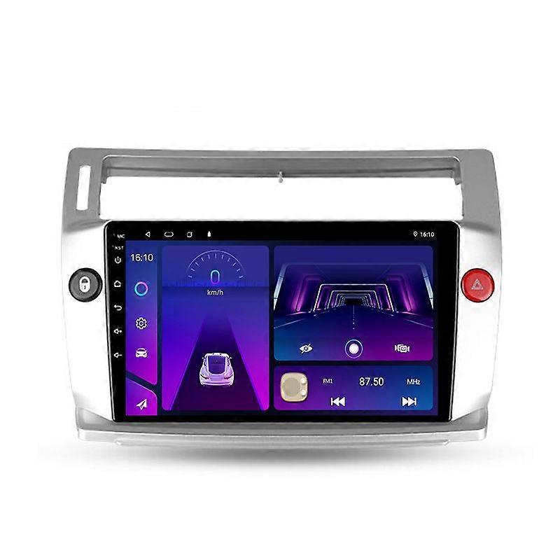 2 Din For Citroen C4 LA LC C-Triomphe C-Quatre 2004 - 2014 Carplay 4G WIFI Android Auto Car Radio Player Stereo Car Multimedia Video player GPS Naviga