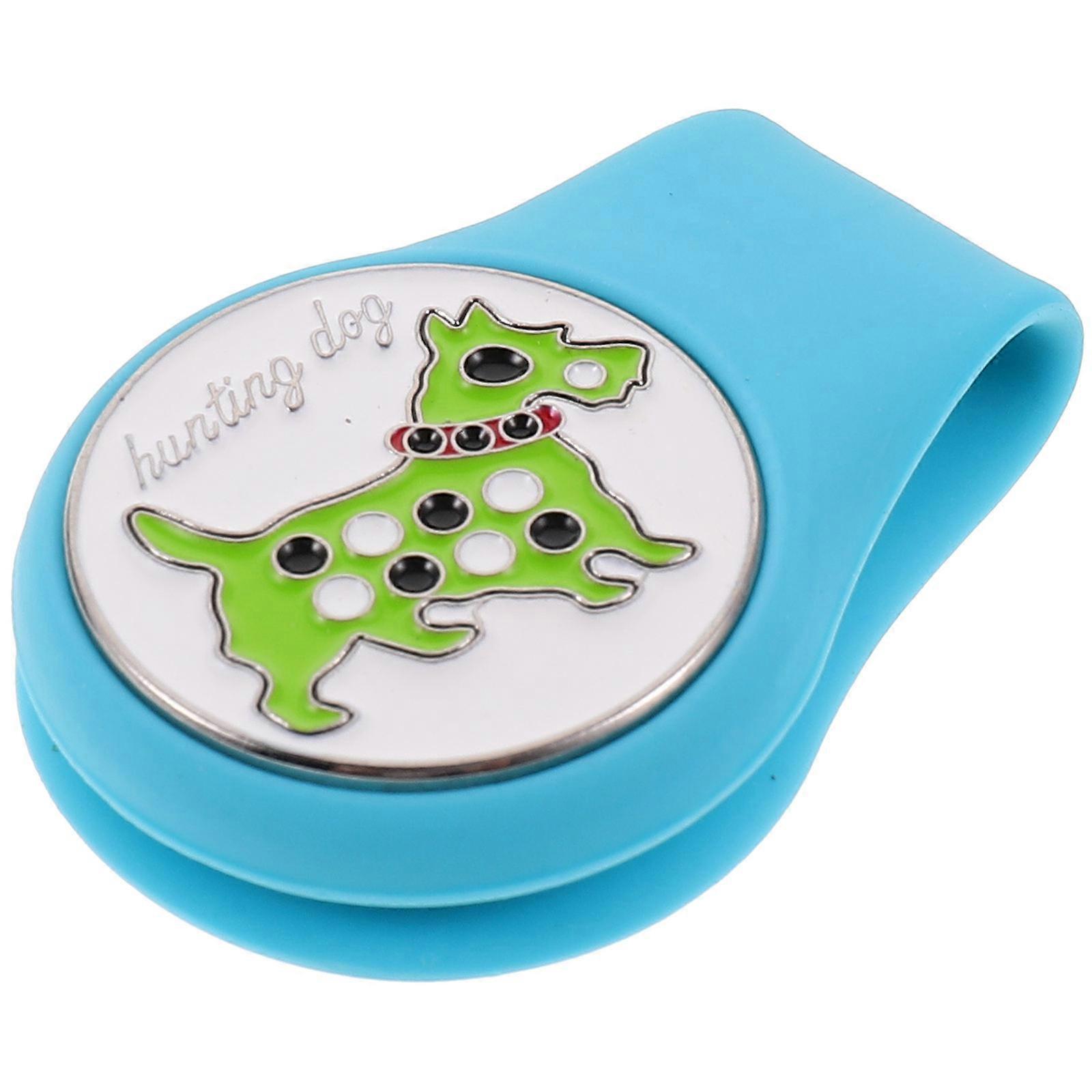 Golf Hat Clip Silicone Ball Marker for Decoration Blue Practical