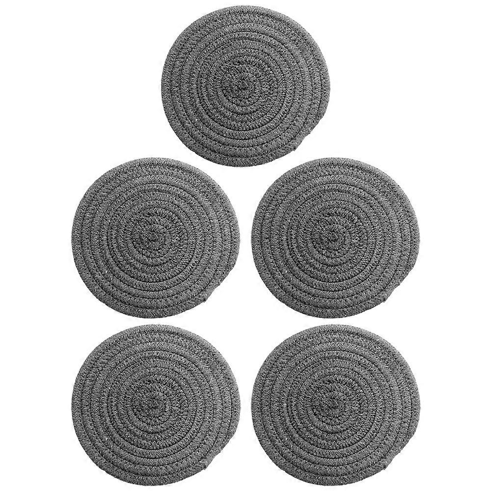 Heat Resistant For Daily Dining Table Use 5Pcs Cotton Set Designed For Homeowners