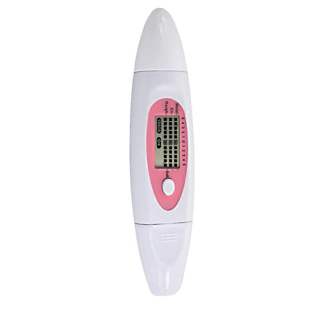 Facial Moisture Oil Tester 3 In 1 Moisture Analysis Tool Perfect For Home Use And Travel With Clear Digital Display 5.3X0.8X0.7In 1Pcs