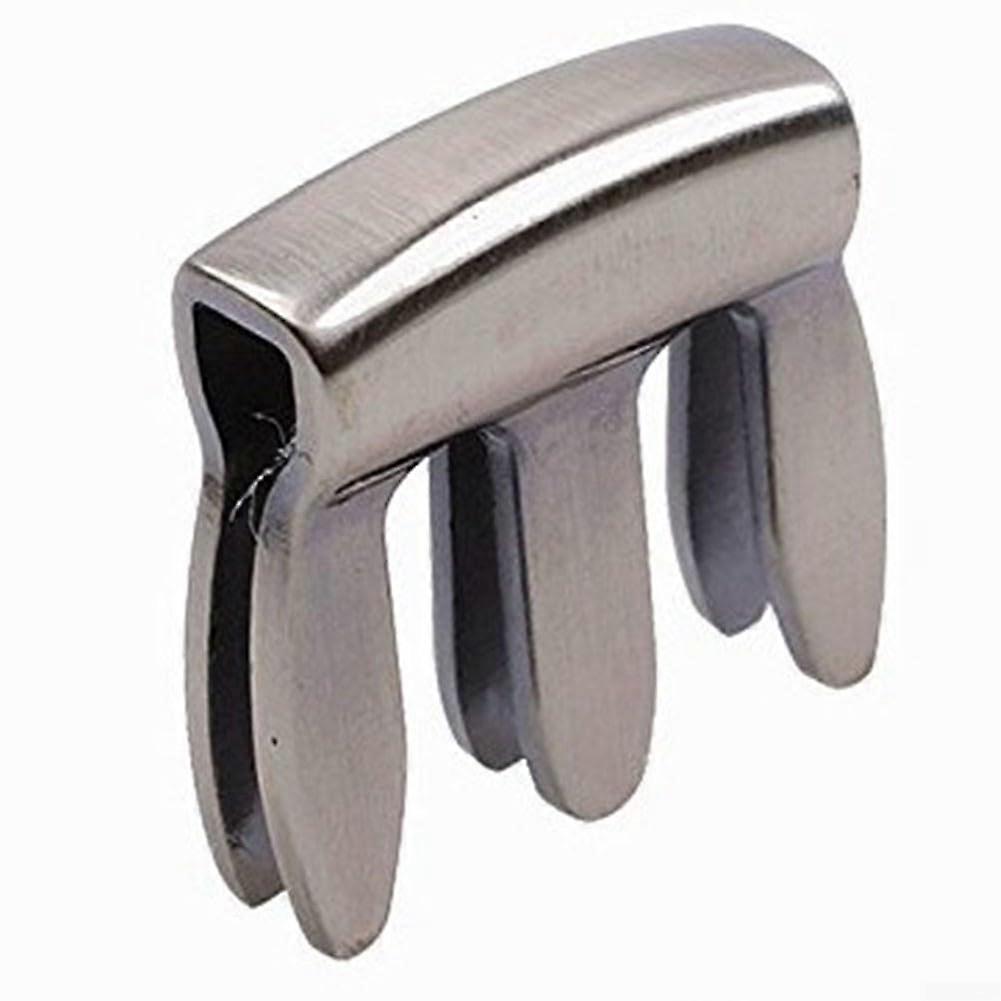 Violin Mute Metal Silver Color for Practice Routine Support, Durable and Compatible with All Violin Sizes