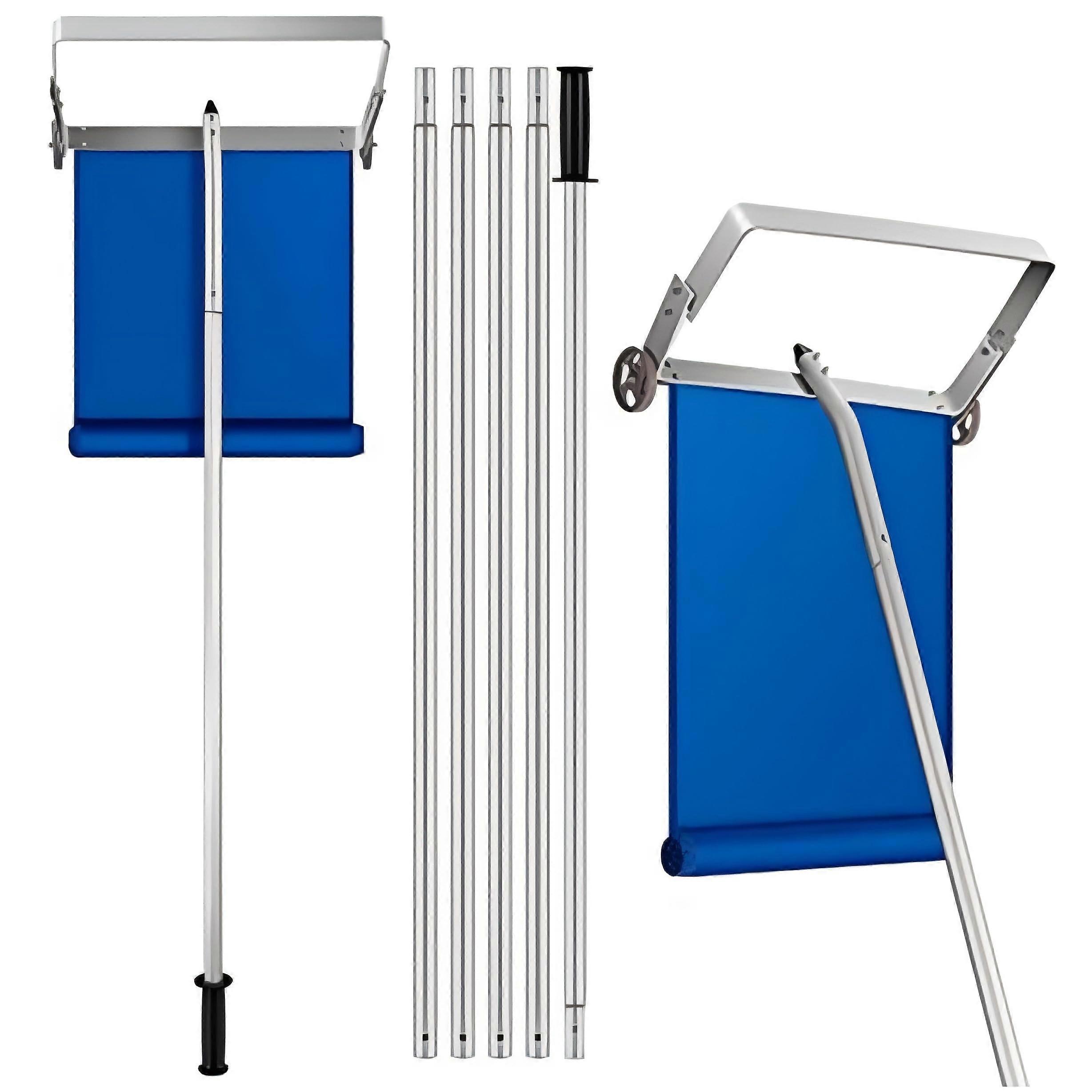 Snow roof rake – lightweight with adjustable handle, for clearing snow