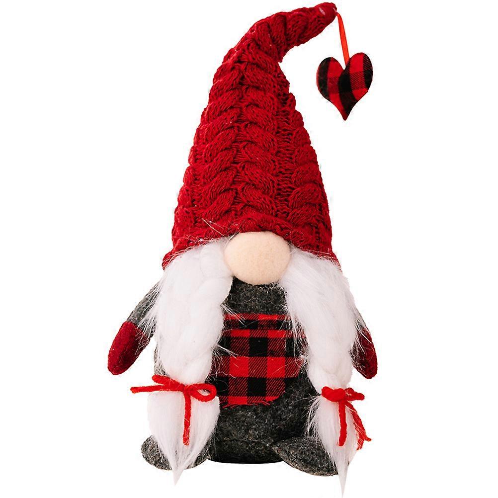 Valentine's Day Gnome Tabletop Ornament for Home Decor Accessories Multi 1Pack