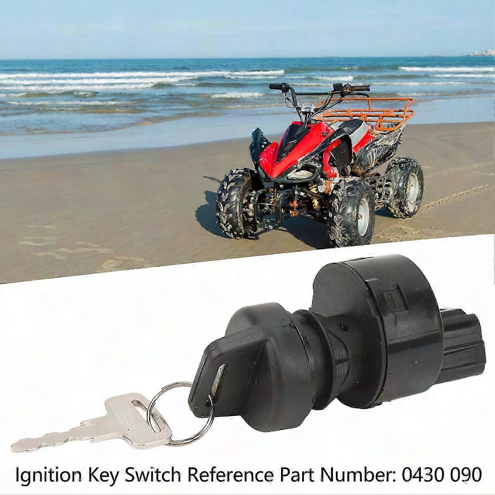 Interrupteur à Clé De Contact ATV 0430 090 - Remplacement Pour Arctic Cat 400, 500, 700, 1000 | Avec Clé, Installation Facile - 7