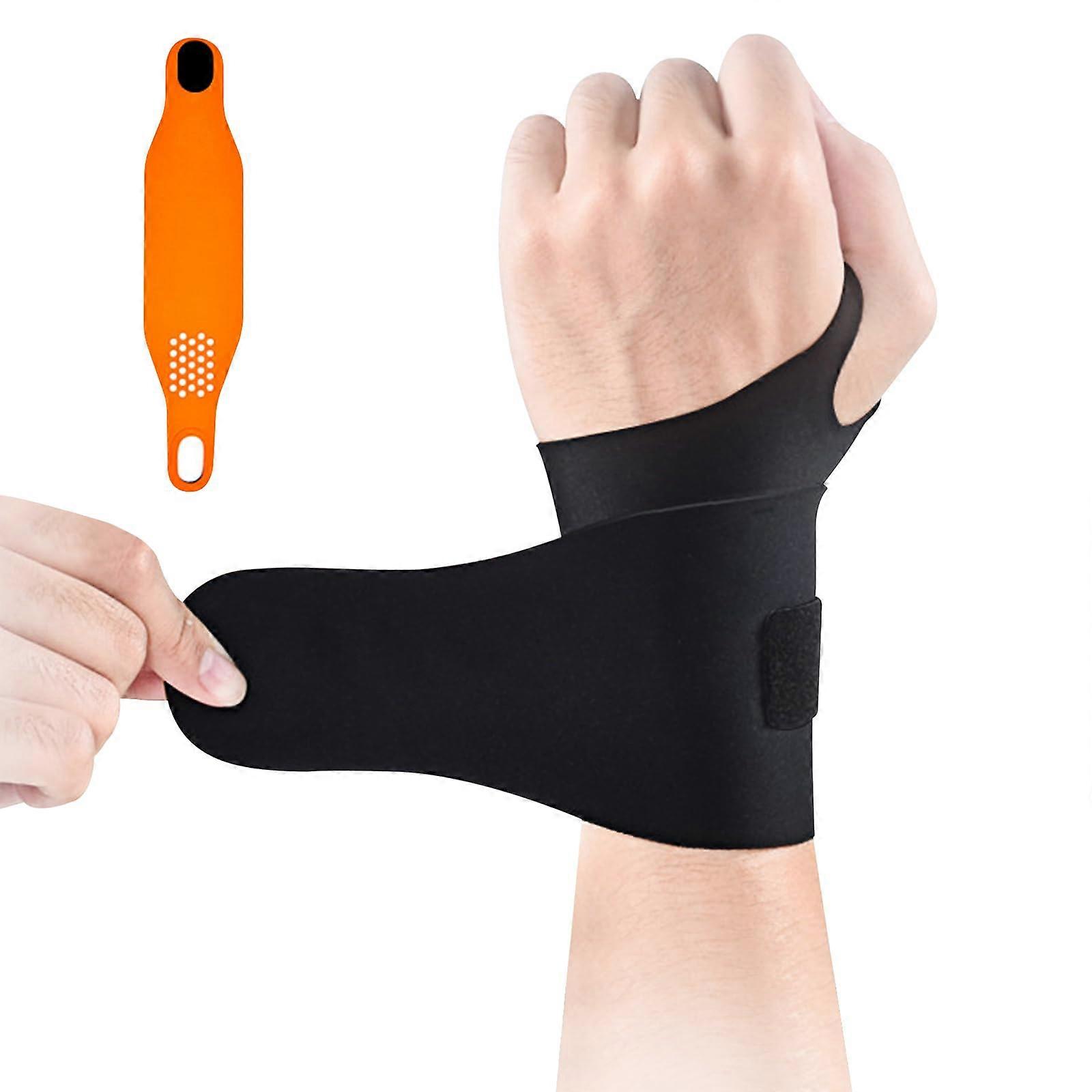 Wrist Brace for Support and Stability, Adjustable Size, Breathable Material, Left/Right Hand Compatibility
