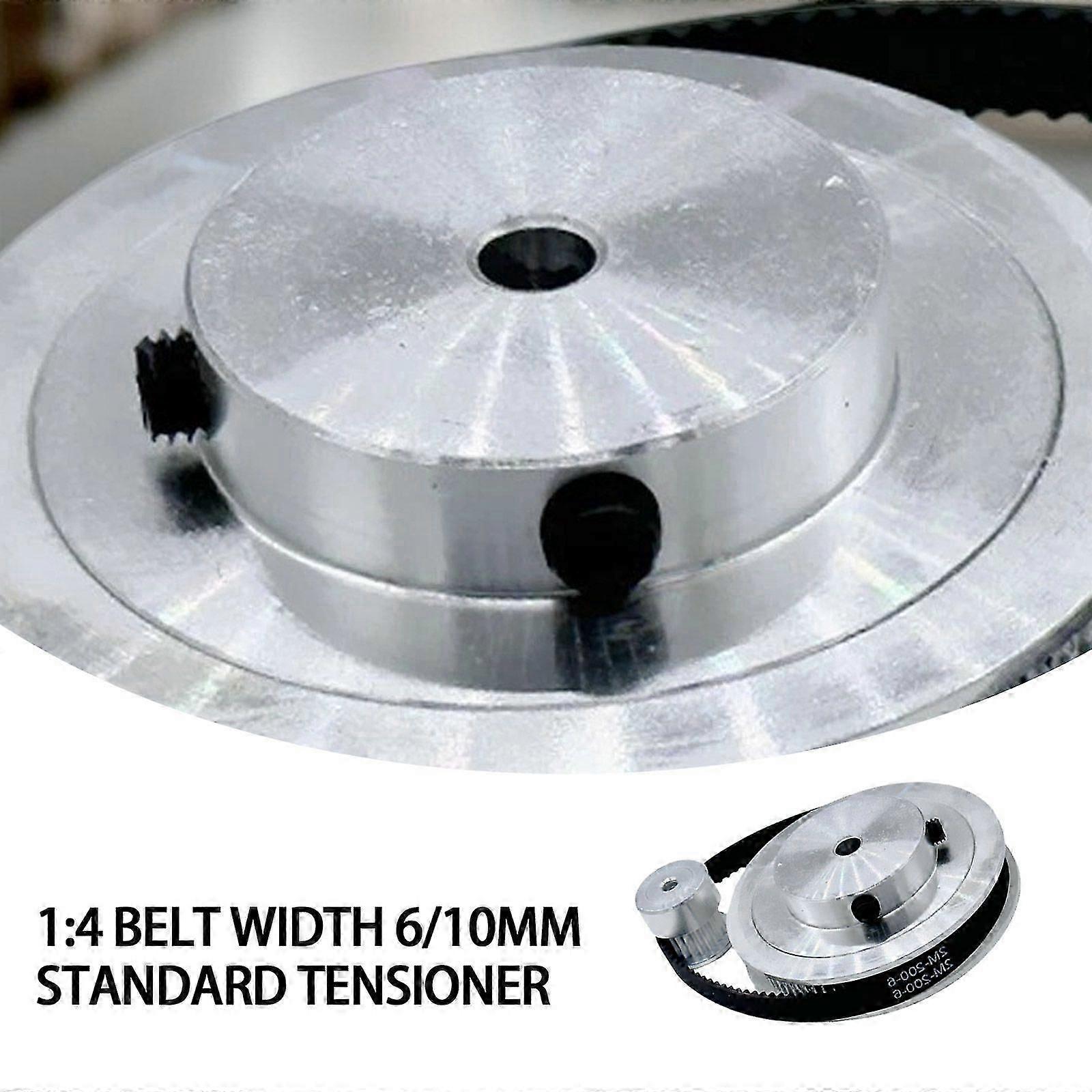 20T/80T Timing Pulley Set with 8mm Bore & Synchronous Belt - Includes Installation Wrench