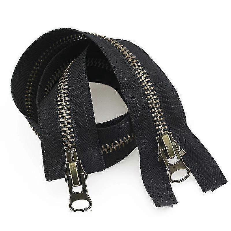 1PC Two-Way Double Slider Long Zip Open Ended Jacket Metal Zipper DIY Sewing Garment Accessories 8#