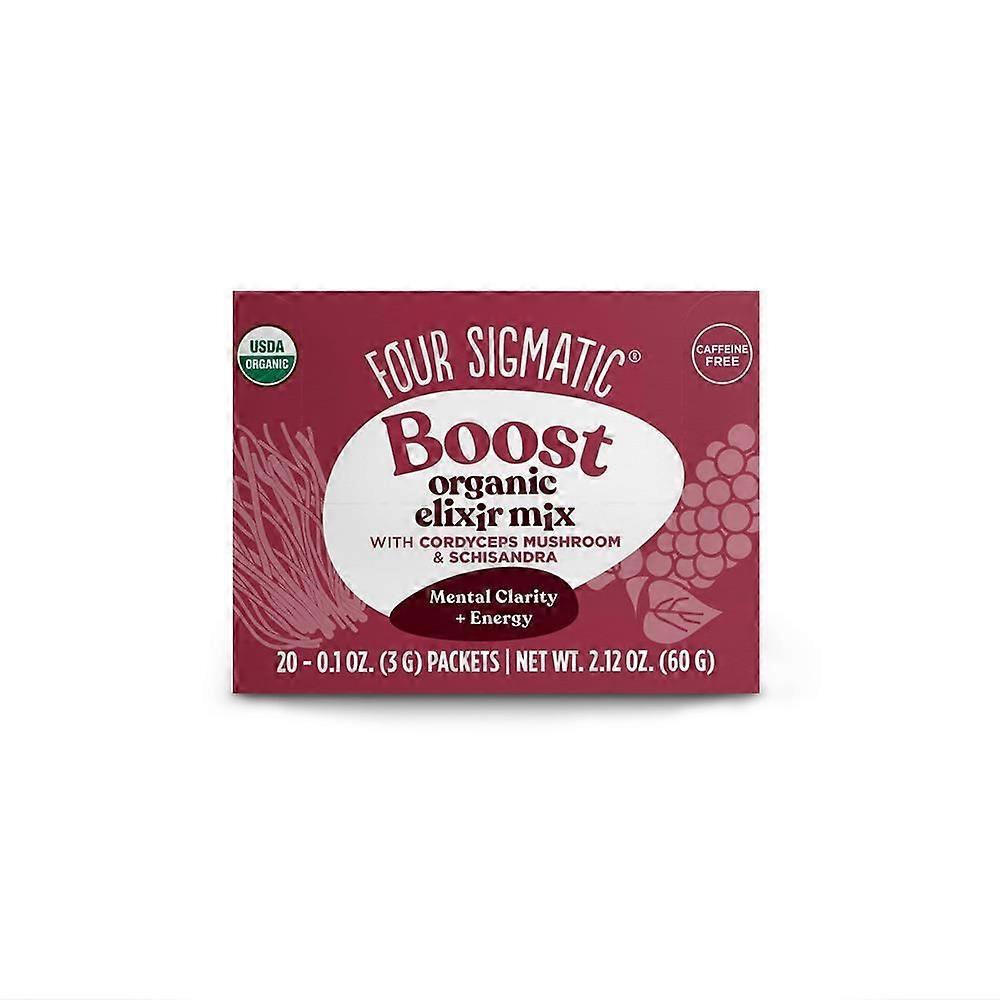 Four Sigma Foods Boost Cordyceps Elixir 20 Sachets - 3 Pack