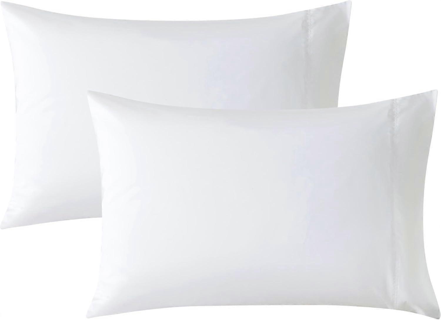 Queen Size Pillowcases Set of 2, 20x30 Cotton Pillow Case with Envelope Closure