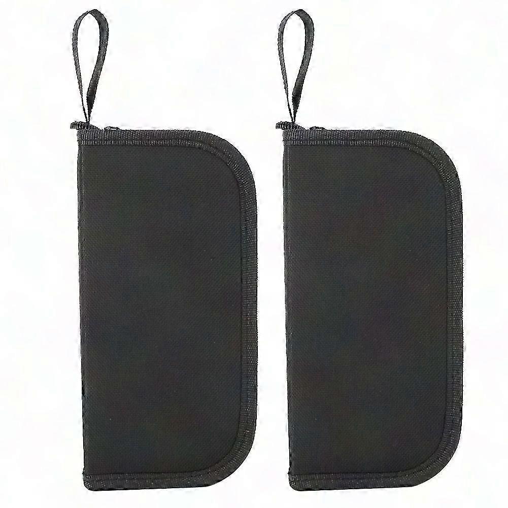 2pcs Multi-Function Watch Repair Tool Kit with Smooth Zipper Storage Pouch
