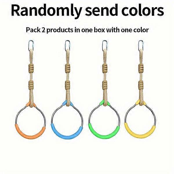 2. Gymnastics rings, two-piece set, easy to assemble, suitable for beginners and athletes