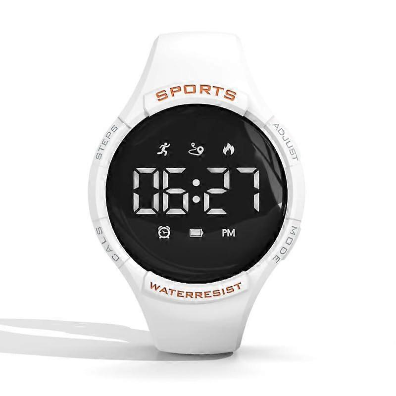 Fitness Watch No App Needed Digital Pedometer Calorie Distance Tracker For Walking Without Smartphone Lilac