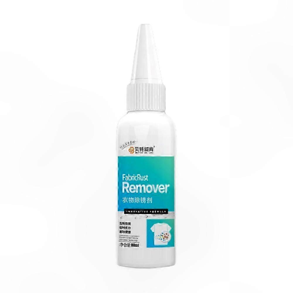 Rust and Stain Remover for Clothes 80ml Cleans Rust Water Mud Dirt Safely Without Damage