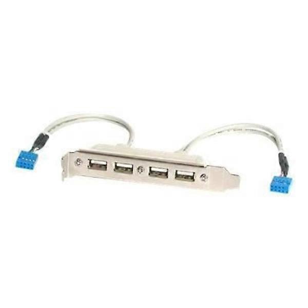 STARTECH 4 portos USB 2.0 A hüvely - A típusú USB hüvely - IDC hüvely USB csatlakozóhely adapter