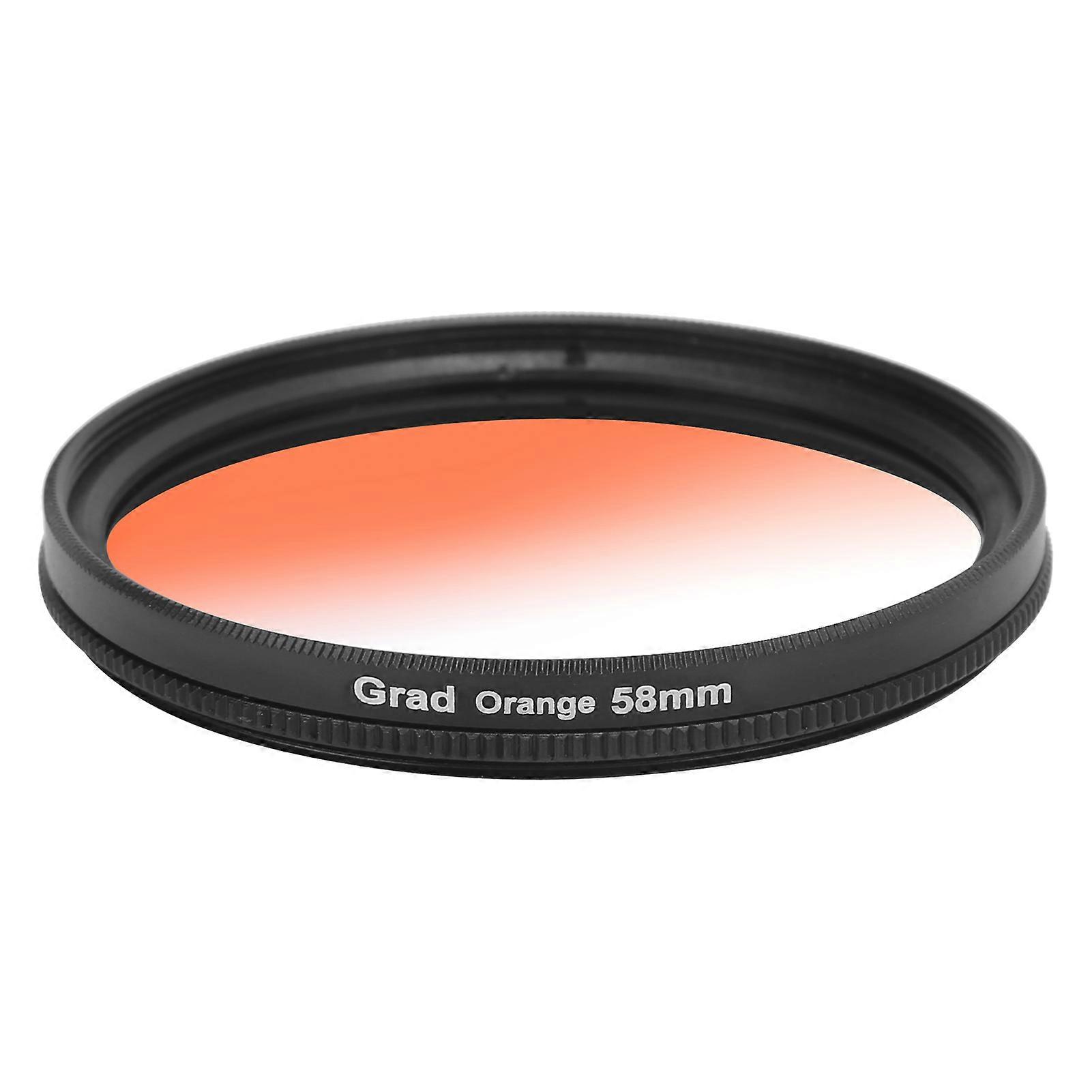 Junestar 58mm Gradient Multilayer Coating Waterproof Gradual Colour Lens Filter for Canon Camera
