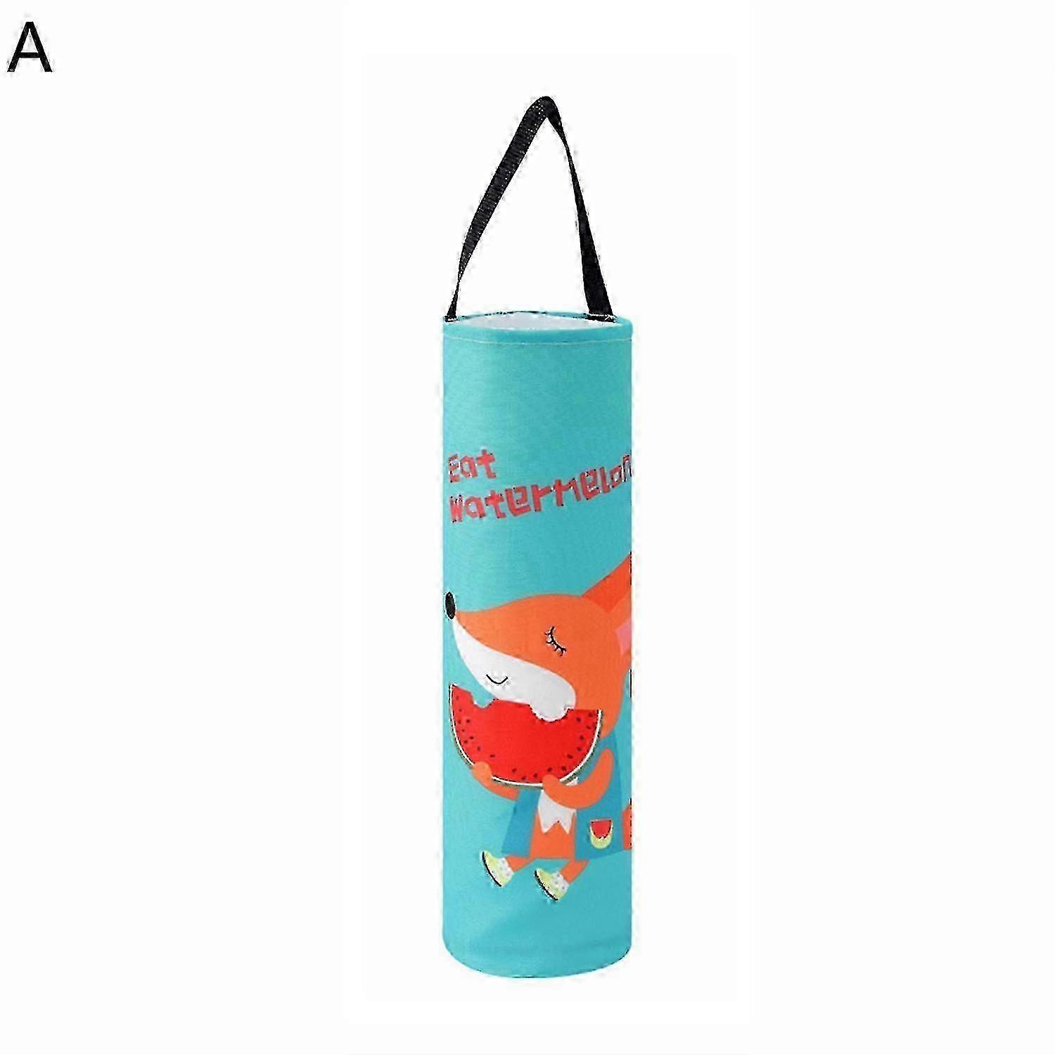 Wall-mounted Bottom Opening Design Lanyard Garbage Bag Organizer Ca...