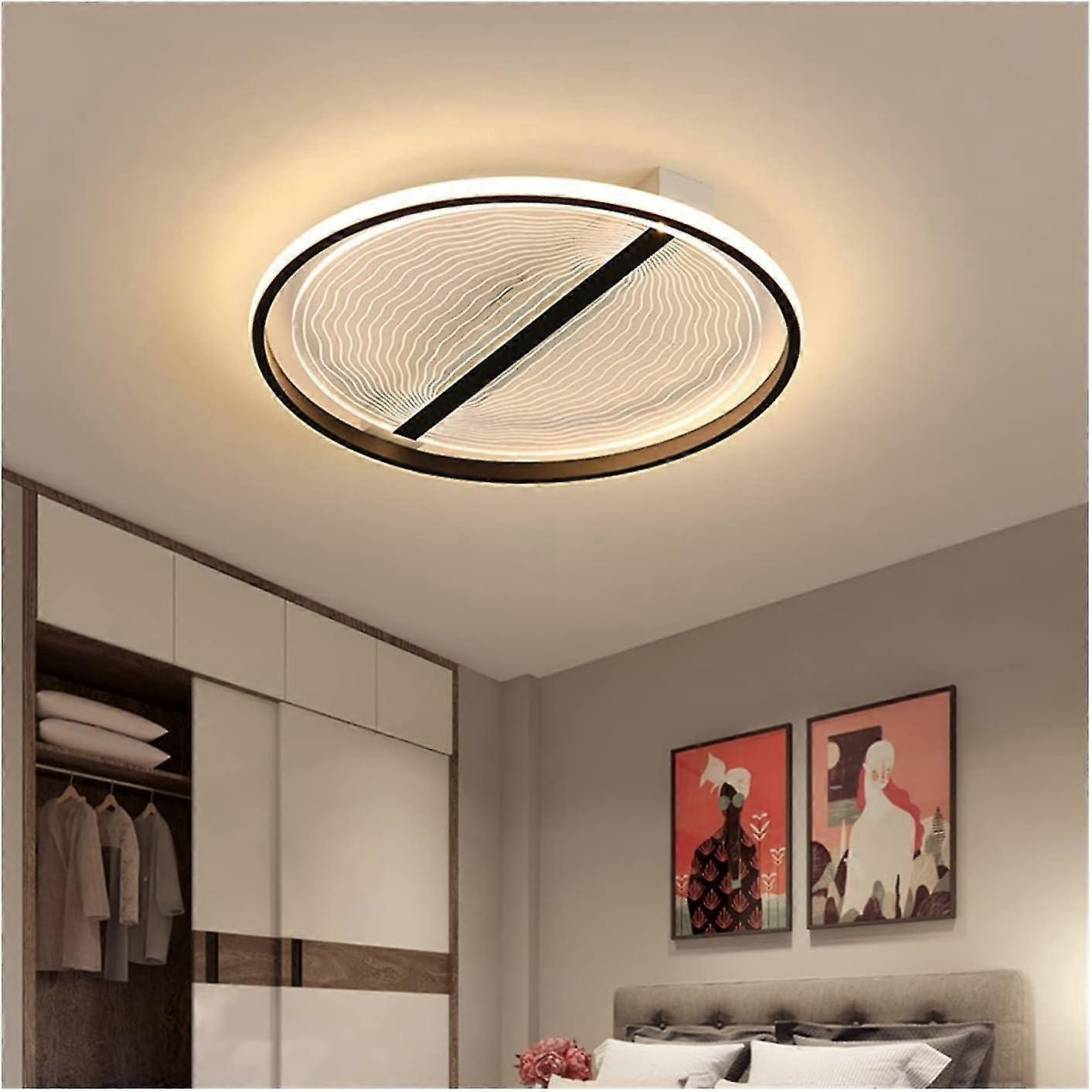 Ceiling Hanging Light, LED Modern Chandelier Lamp, Modern Round Cei...