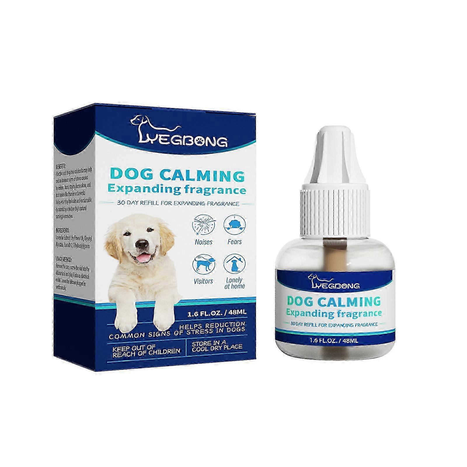 2025 Dog Calming Pheromone Diffuser Refill Relieve Anxiety Stress Barking Chewing