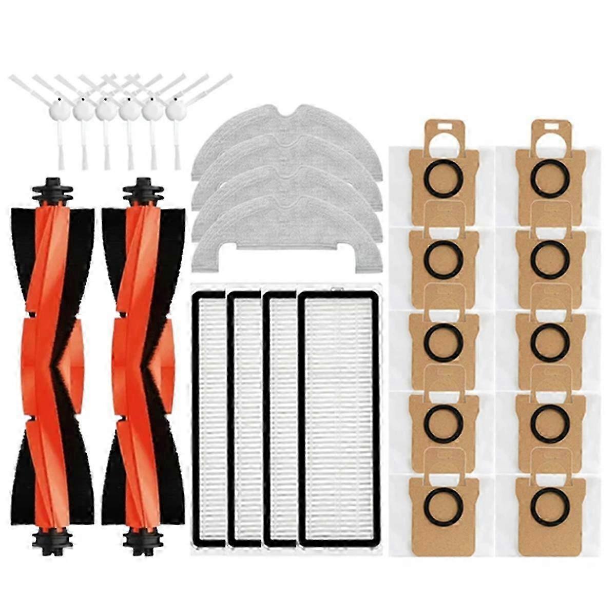 For Robot Vacuum X10 Main Side Brush Hepa Filter Mop Cloth