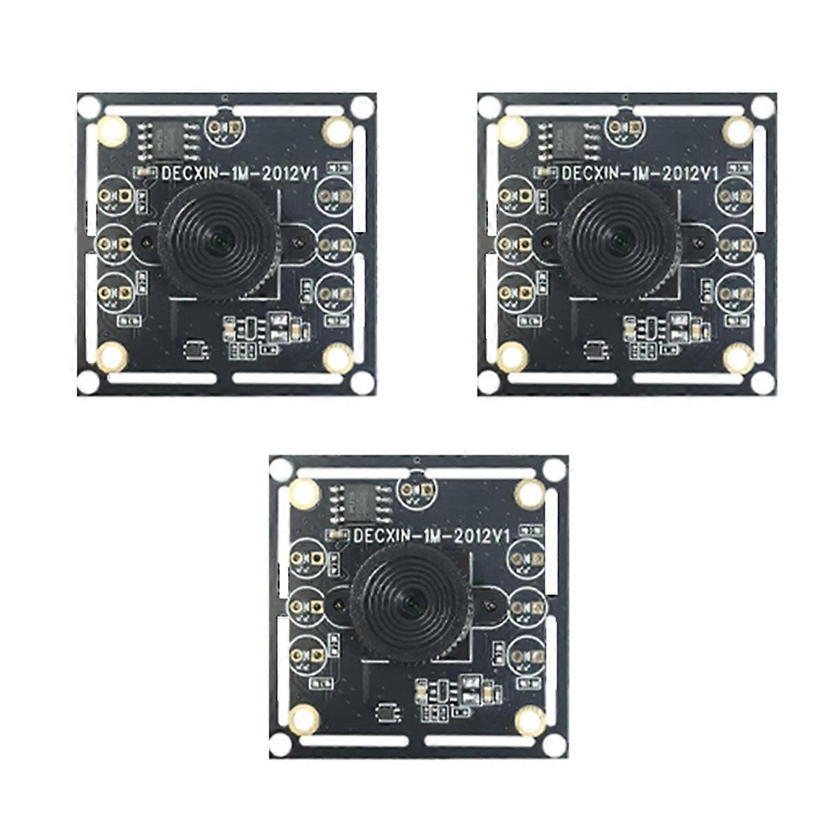 3Pcs 100 Degree Camera Module 1MP OV9732 1280x720 USB Free Driver Manual Focus,with 0.6 Meter Cable for WinXP/7/8/10