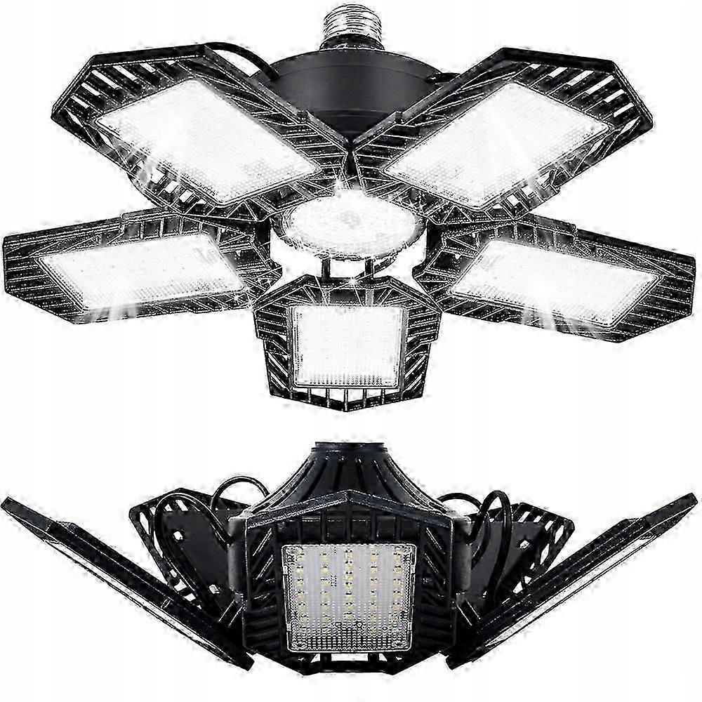 Powerful Garage Workshop Lamp 80w Ceiling Working Led Bulb E27 6in1