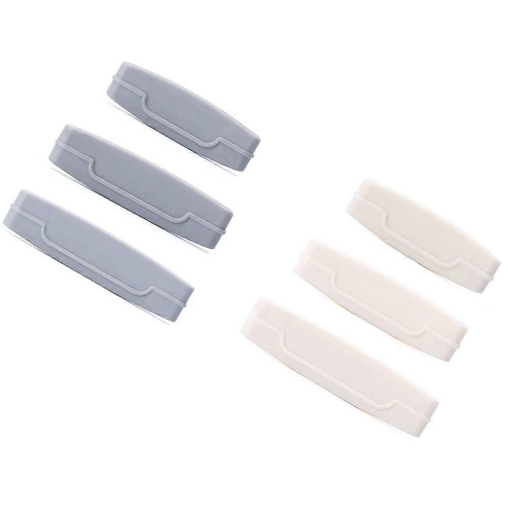 6pcs Creative Manual Toothpaste Squeezer Rolling Tube Facial Extruder Squeezer Children's Toothpaste Squeezer Bathroom Accessories (Gray Large, Medium