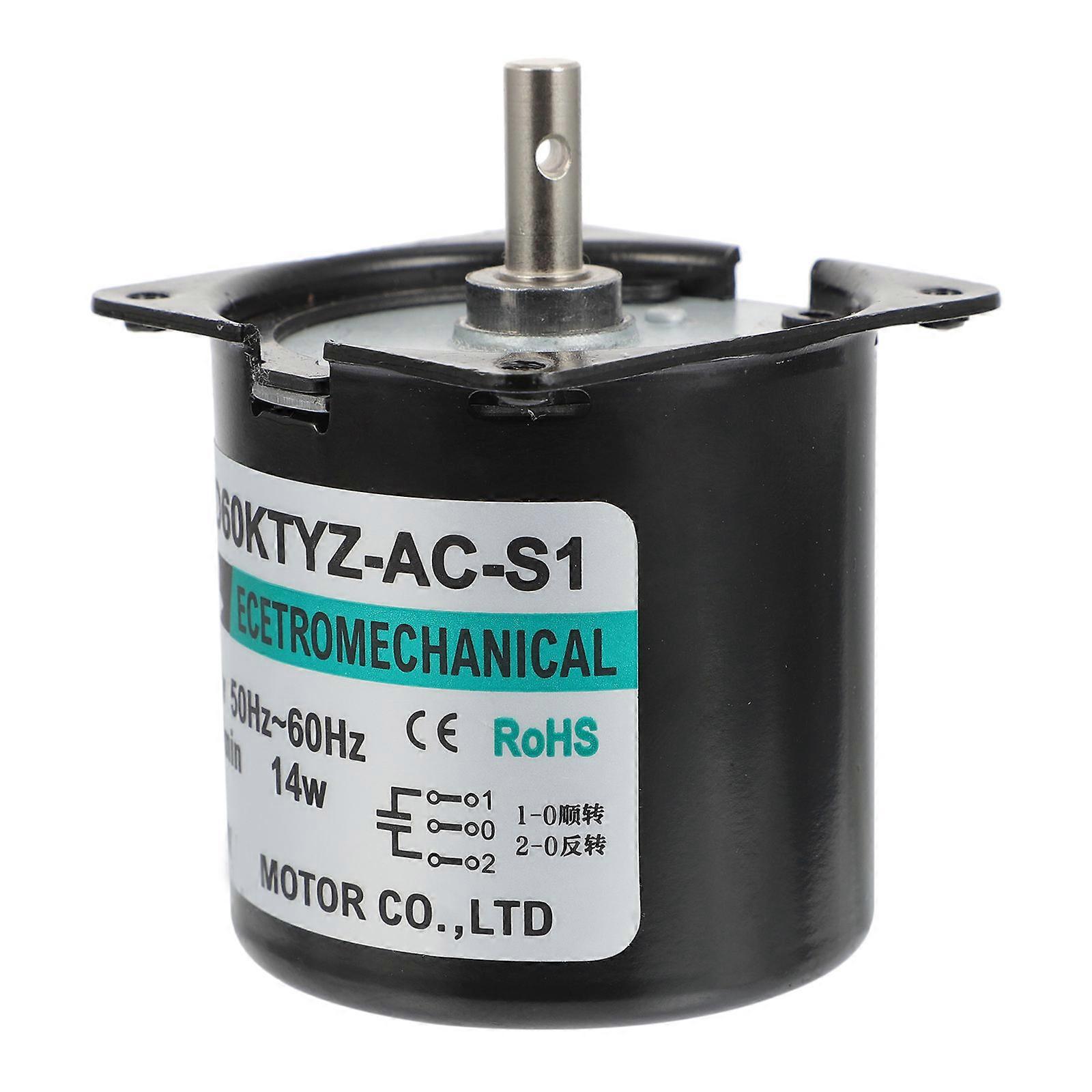 Synchronous High-Torque Micro Motor for Instruments Automatic Dining Tables Iron and Copper Wire Durable 1Pcs