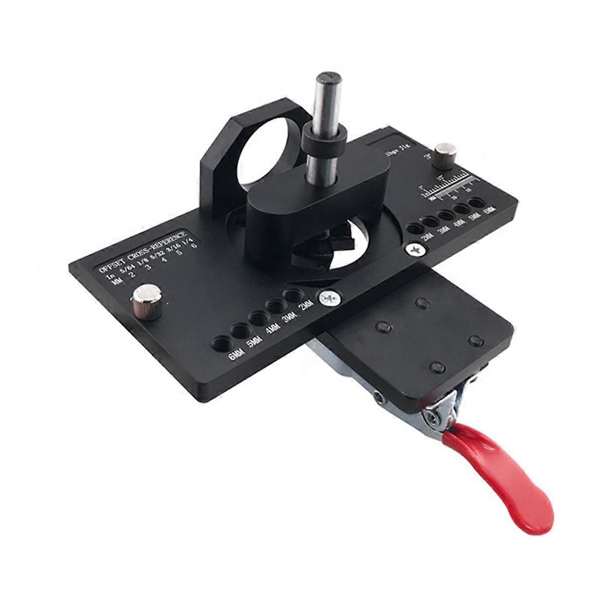 Concealed Hinge Jig,35mm Cabinet Hinge Jig Hinge Hole Drilling Jig for Woodworking Door Cabinet Hinges Mounting Tool