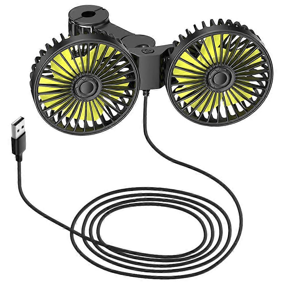 Car Fan USB Powered Portable Car Cooling Fan Delivers Cooling Function