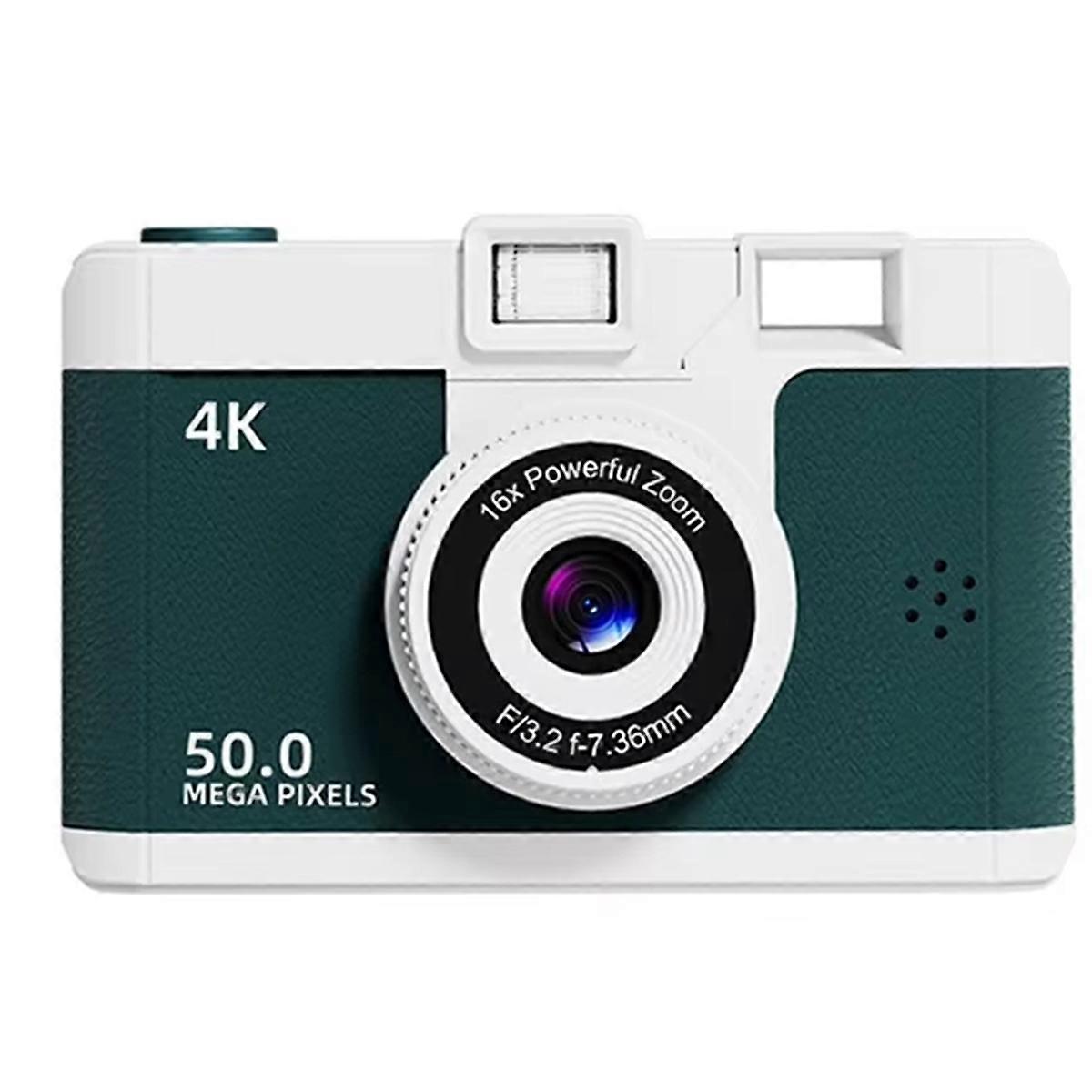 4K Retro Digital Camera with WIFI Wireless  mission 16x Digital Zoom Video Instant Thermal Camera with Flash&Filt,A