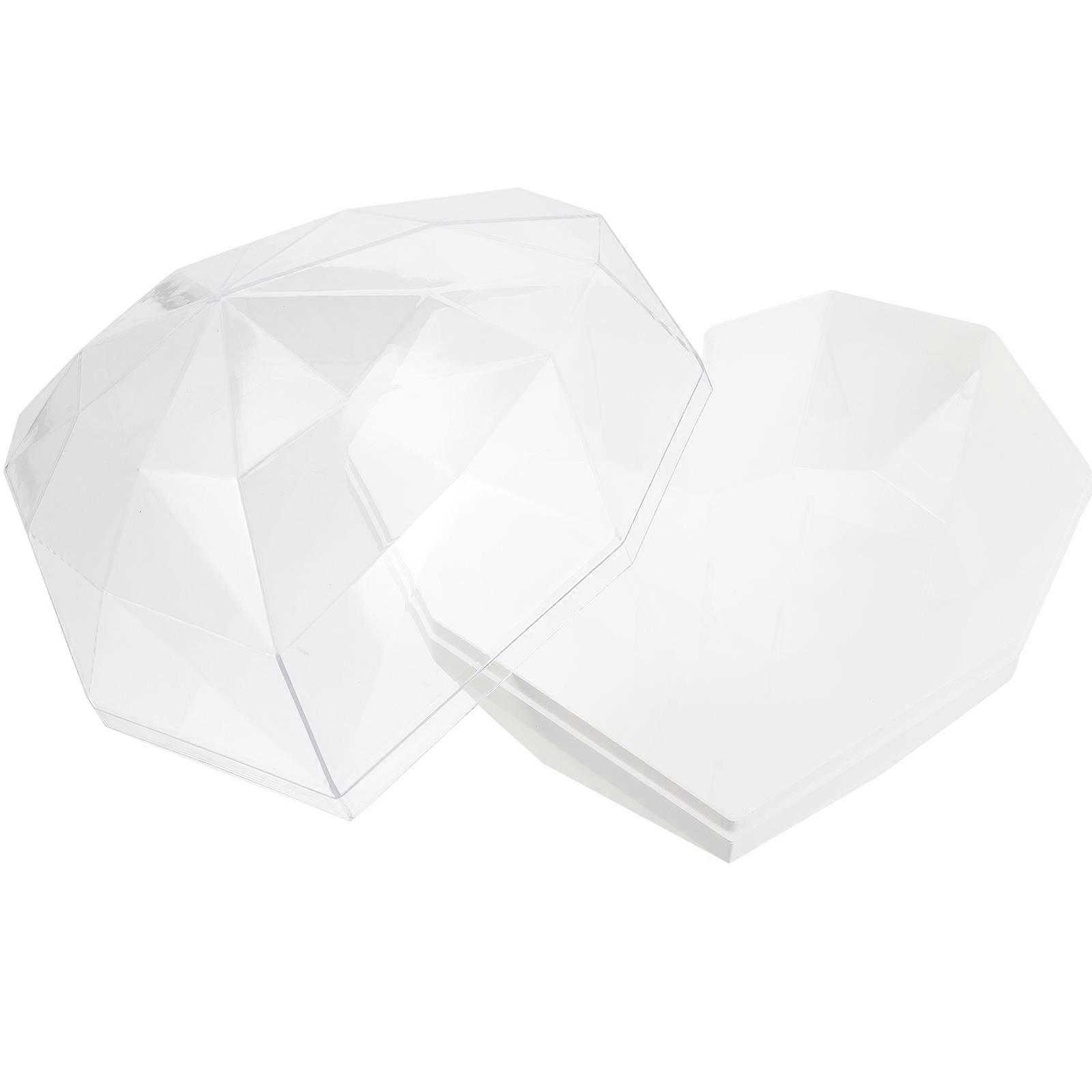 Flower Gift Box Acrylic Heart Shaped Packaging Box for Storage Use