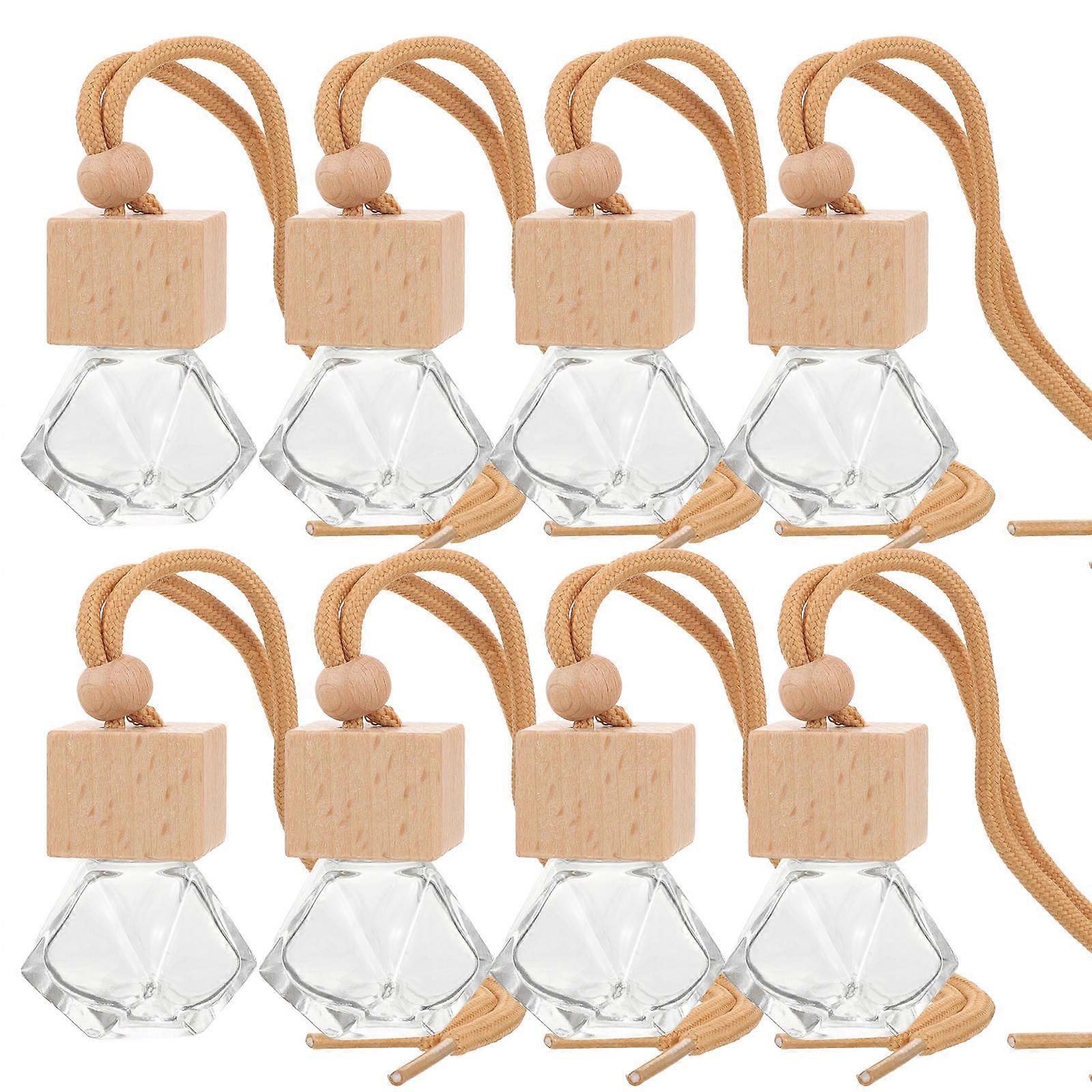 Empty Diffuser Bottles Hemp Rope Car Diffuser Pendants for Car 30Pcs