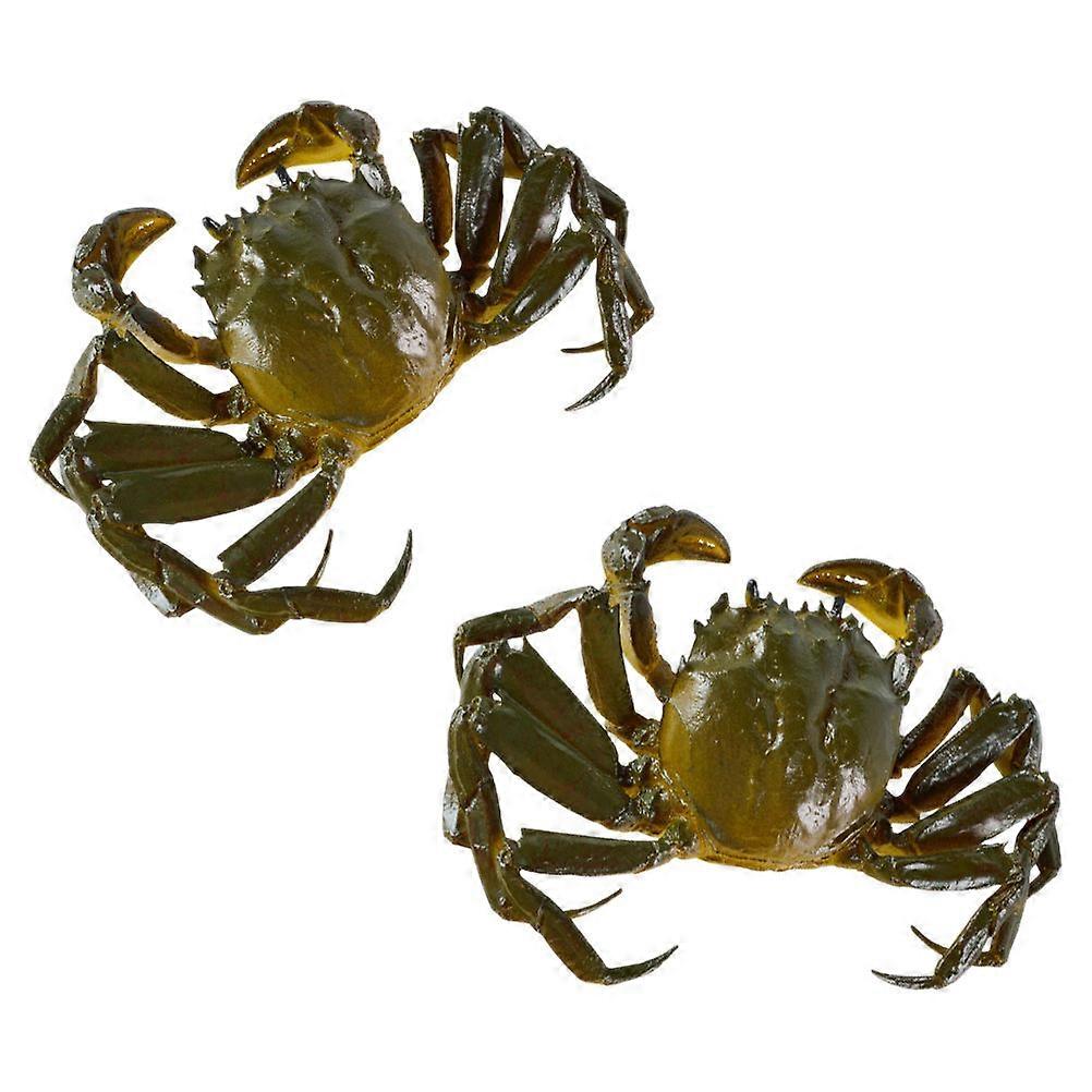 Artificial Crab Model Simulation for Halloween Decoration 6Pcs Set