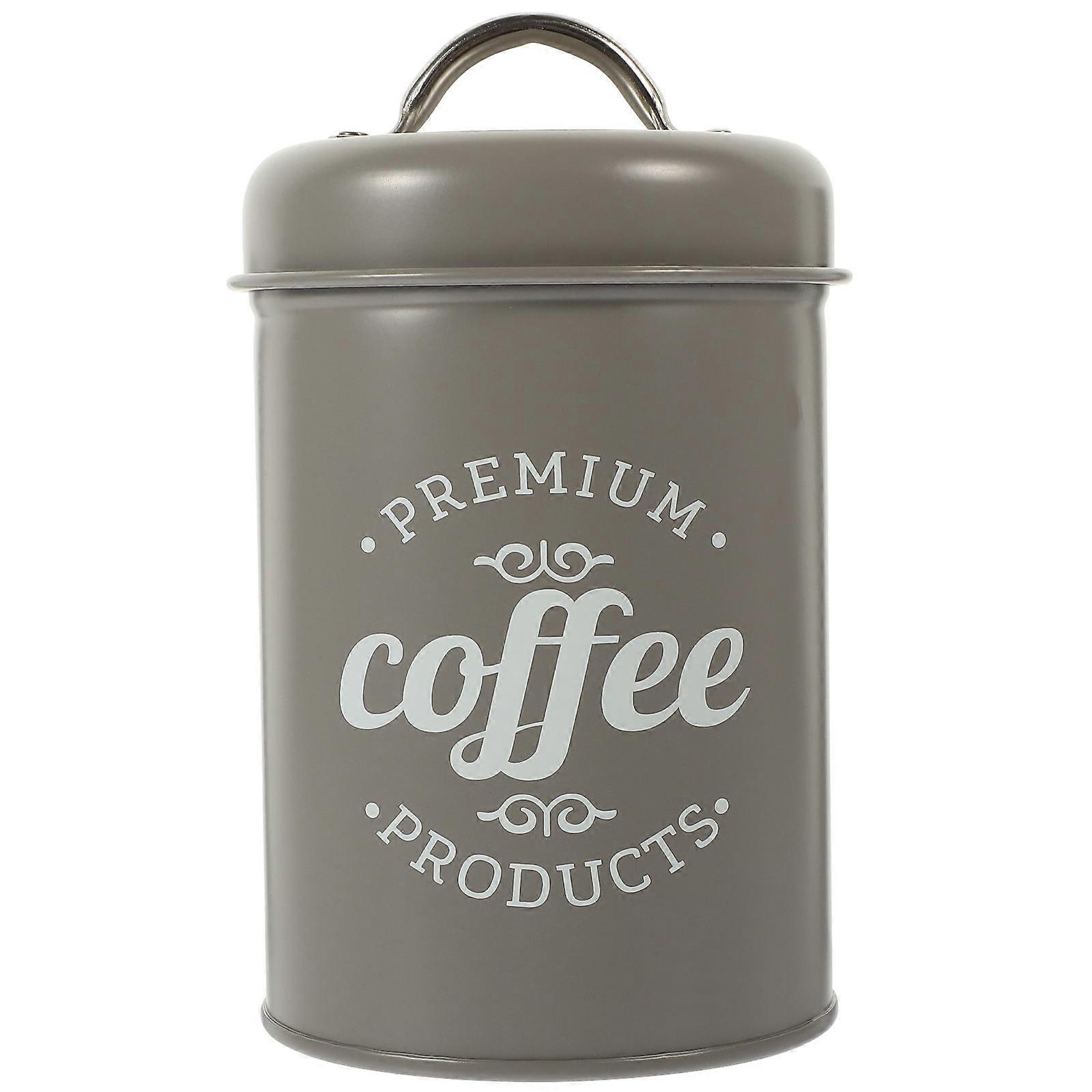 Multi Function Storage Canister 4Pcs Grey Cylindrical Sealing Container For Home Use Kitchen Organization