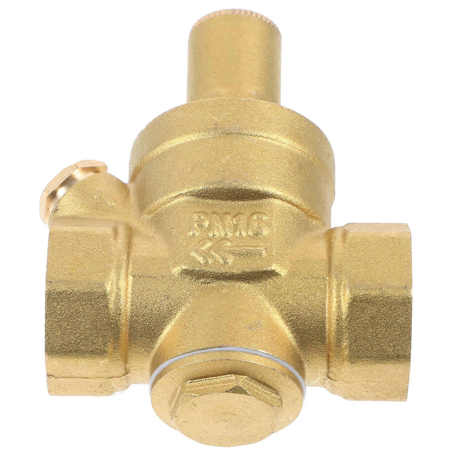 Pressure Regulator Adjustable Water Pressure Reducing Valve 5Pcs for Connection