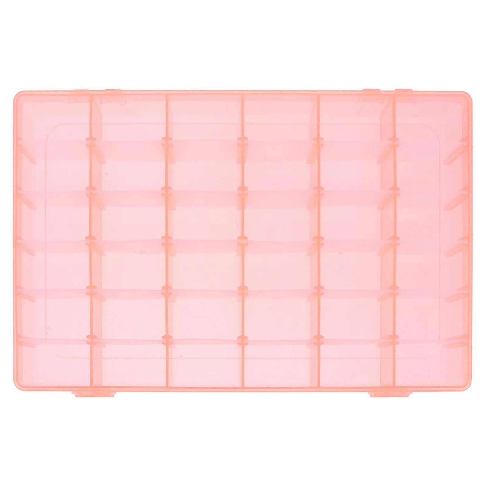 Transparent Nail Pieces Display Tray For Bedroom And Closet 27.6X17.8X4.5cm Simple Design PP Material Displaying 2Pcs