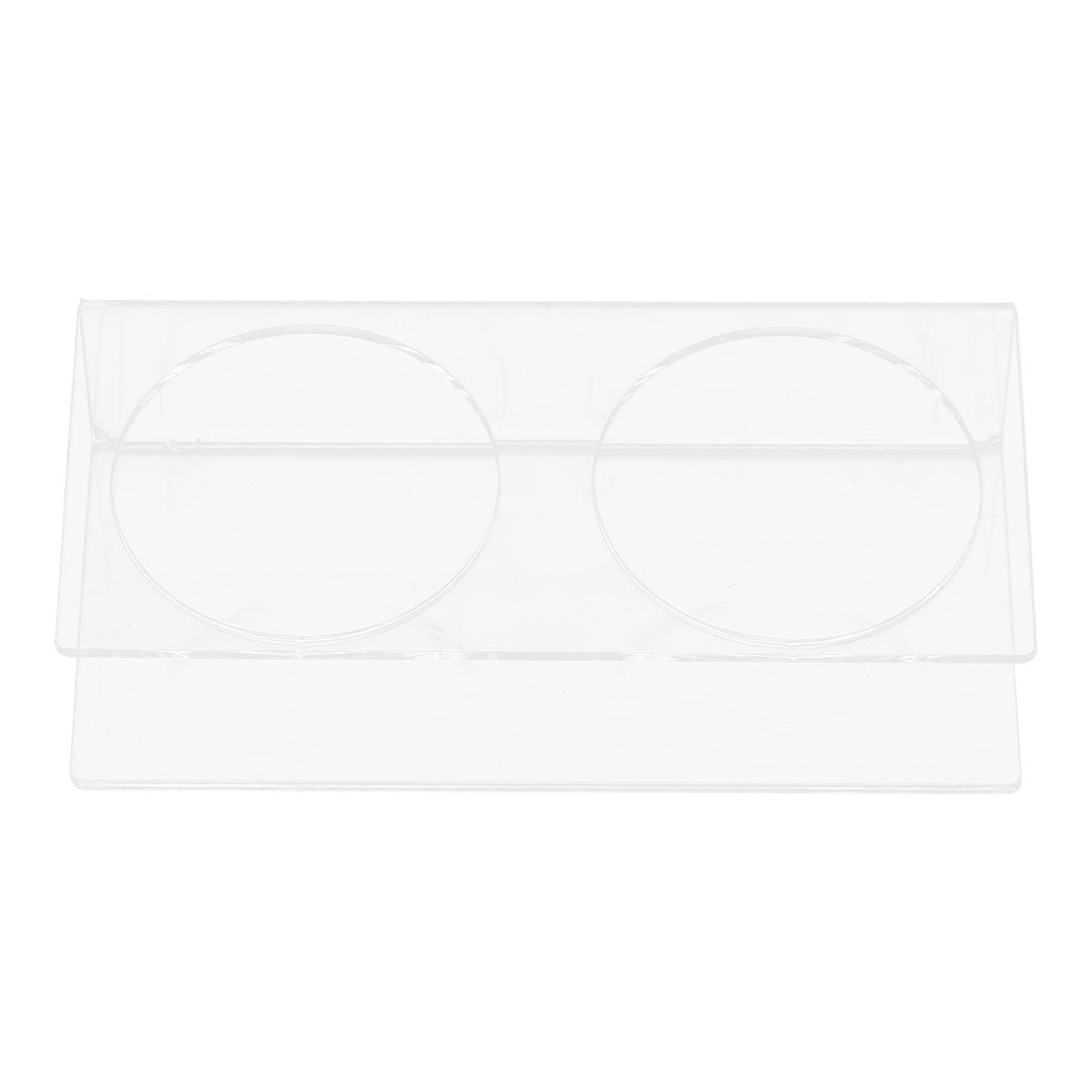 5Pcs Rectangular Acrylic Water Bottle Stand For Commercial Display Home Supermarket Usage Space-saving Functionality