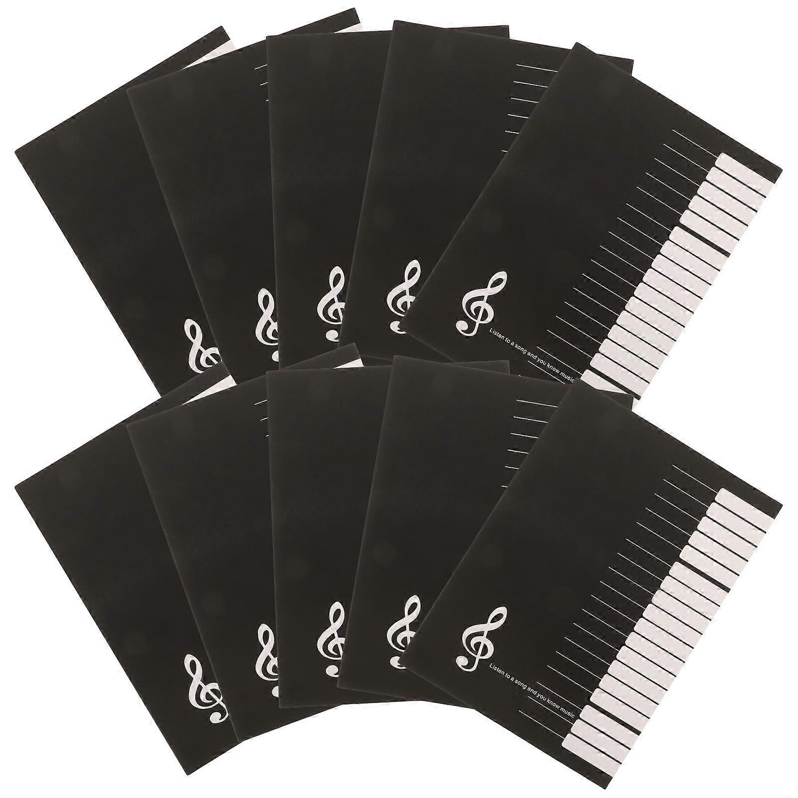 Rectangular Music Notation Notebook For Pianists 30 Pcs Classic Size Eyefriendly Paper Ideal For Note Taking And Writing