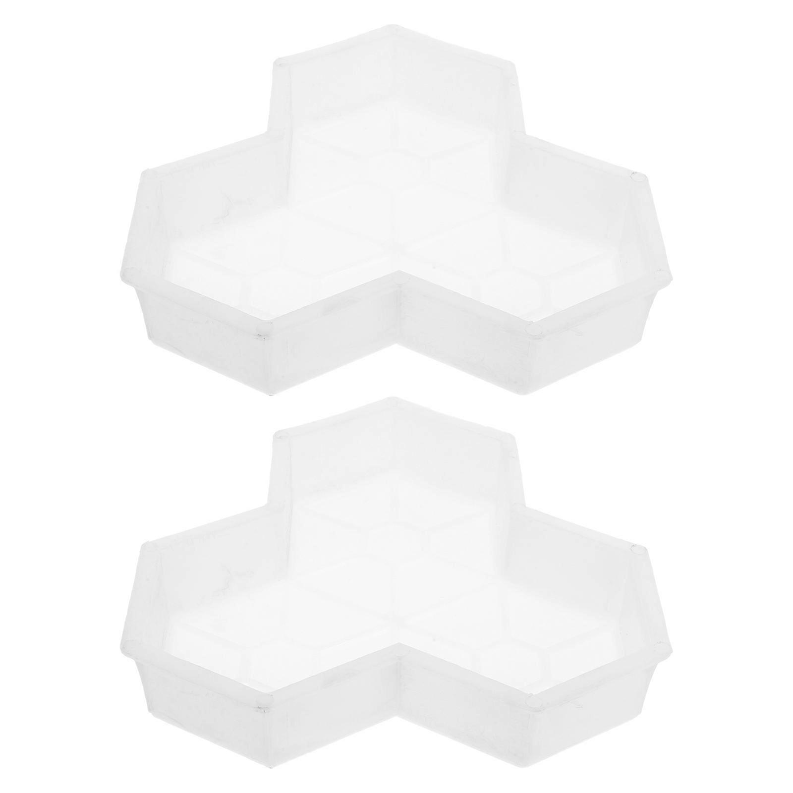 DIY Brick Mold 2Pcs For Crafting Unique Maple Leaf Shaped Pavement Bricks In Outdoor Squares Using Reusable Concrete Molding