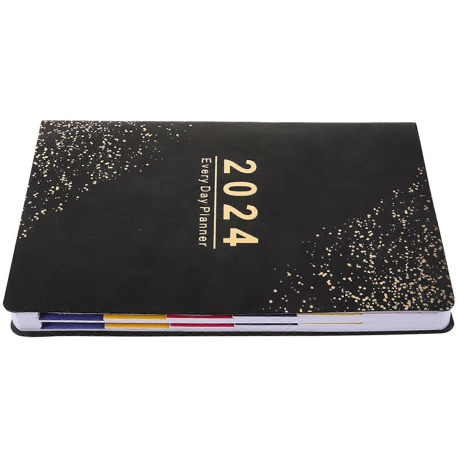Planner Notepad Office Supply for Writing Use 4Pcs Black Paper Notepads